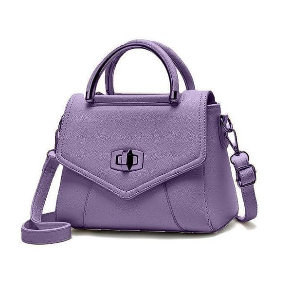 Purple crossbody bag