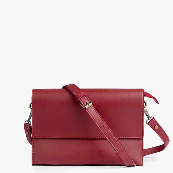 Red Ladies Crossbody Bag