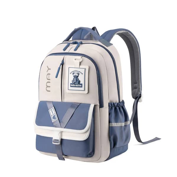 Blue Durable Korean Vibe Unisex Backpack MS21