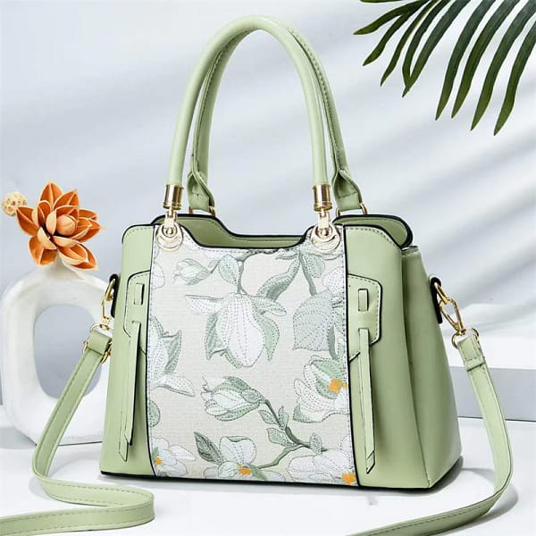 Green Handbags For Women's 6996-2