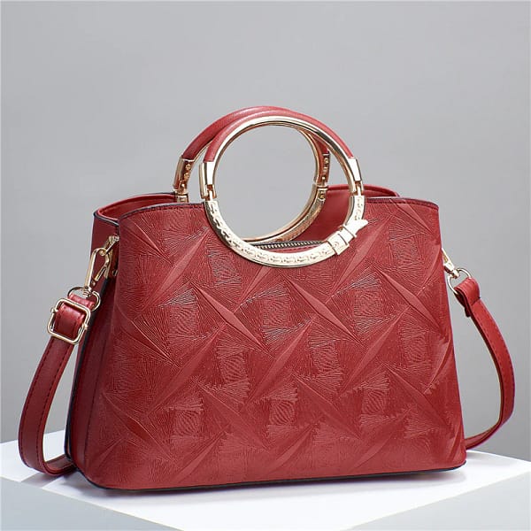 maroon Stylish Handbag for Girls and Women 808-6