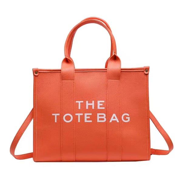 Women PU Leather Tote Bag for University, Office & Travel